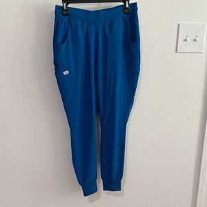 Blue Jogger Scrub Pants